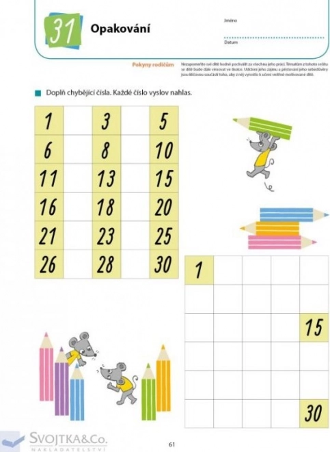 Svojtka & Co. Příprava do školky Matematika