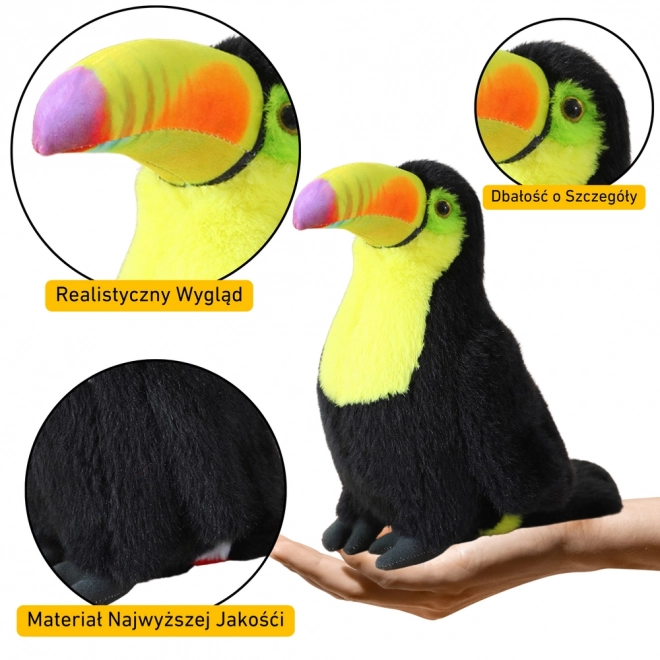Plyšový tukan 30 cm