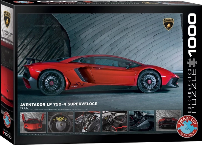 EUROGRAPHICS Puzzle Lamborghini Aventador LP 750-4, 1000 dílků