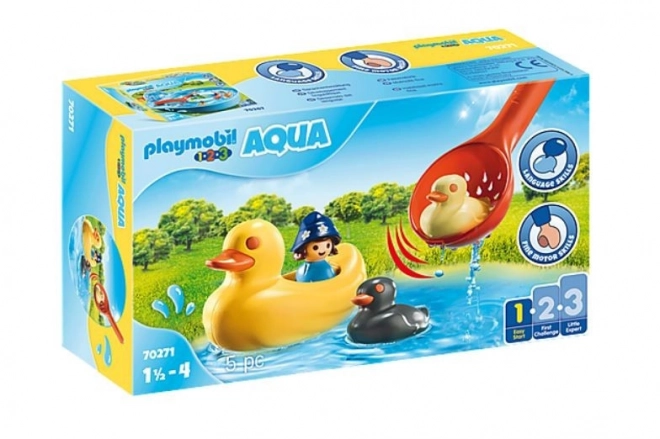 Sada s obrázky 1.2.3 70271 AQUA Rodina kachen