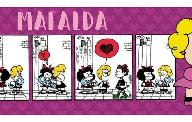 CLEMENTONI Panoramatické puzzle Mafalda 1000 dílků