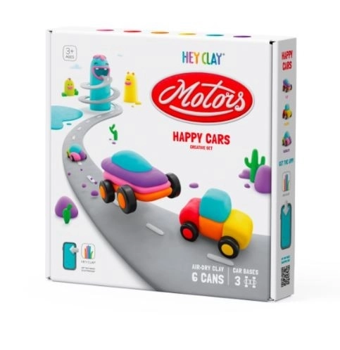 Hej Clay Plastic Mass Happy Cars