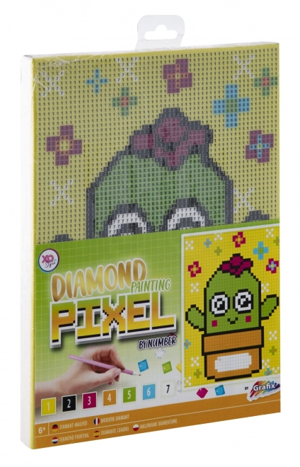 Malování Diamond Pixel na plátno