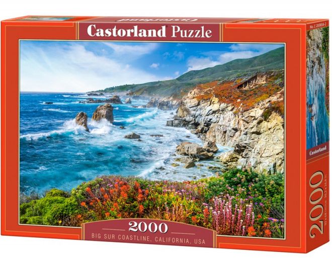 Puzzle 2000 prvků Big Sur Bay Kalifornie