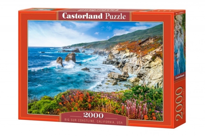 Puzzle 2000 prvků Big Sur Bay Kalifornie