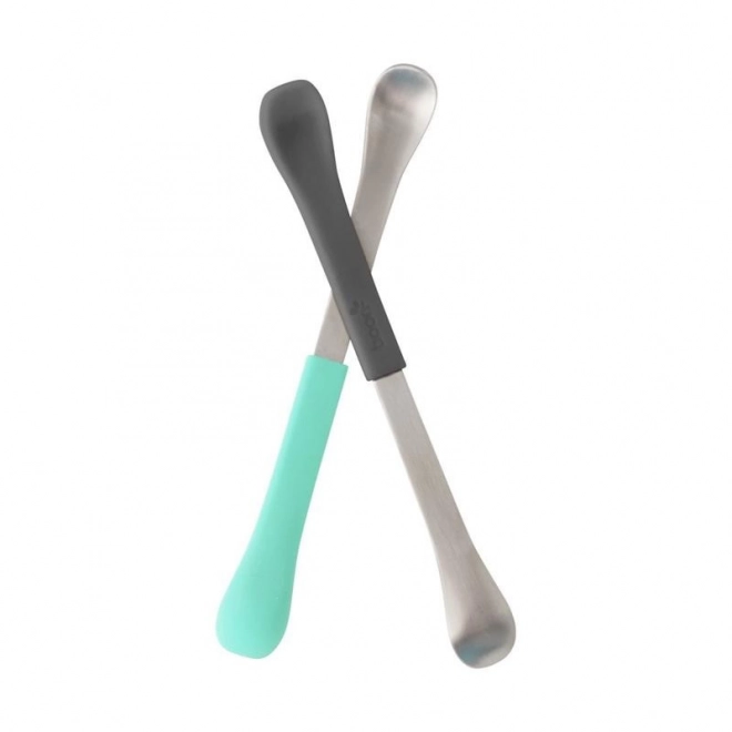 Oboustranné čajové lžičky Mint / Grey