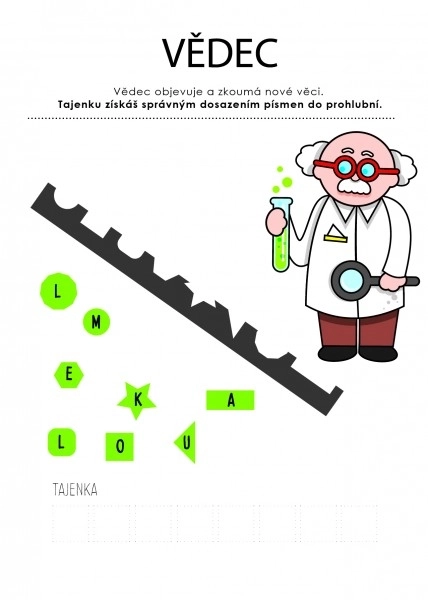 Čím Chci Být - sešit omalovánky a zábavné hraní