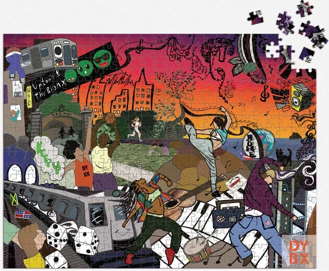 GALISON Oboustranné puzzle Romare Bearden x DreamYard 500 dílků