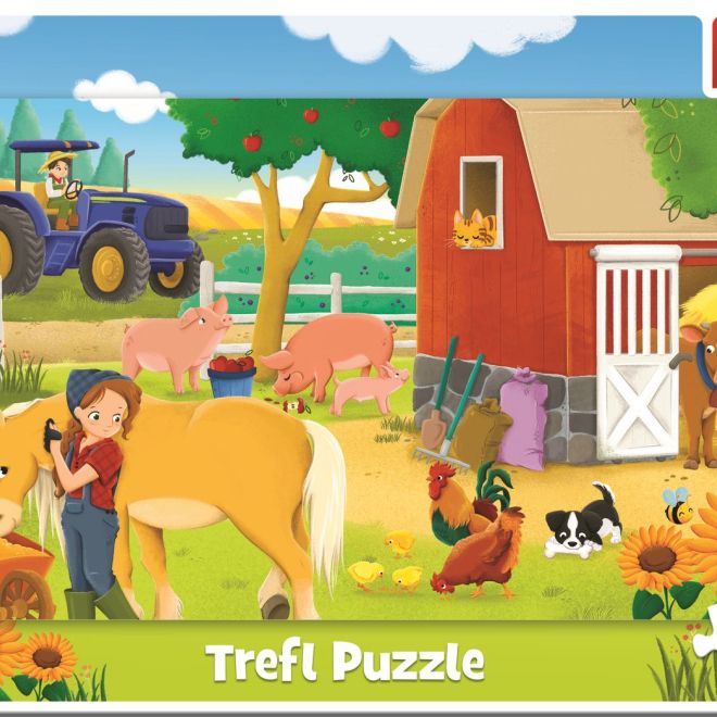 TREFL Puzzle Na farmě 15 dílků