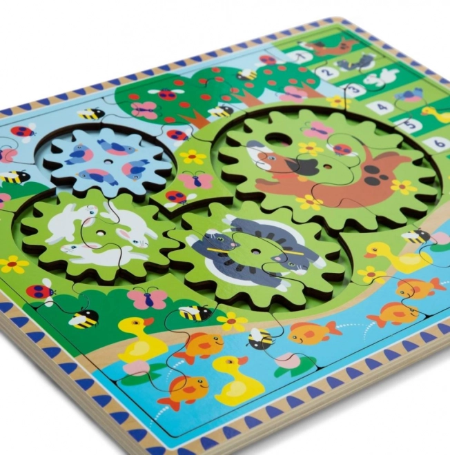 Zubaté puzzle Zvířecí honička