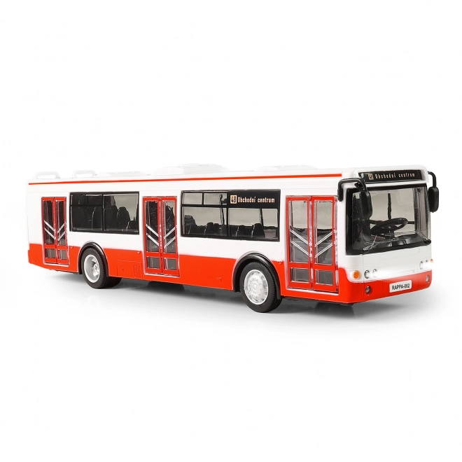 Autobus který hlásí zastávky česky 28 cm