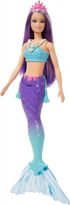 Panenka Barbie Dreamtopia Mořská panna Fialový a modrý ocas