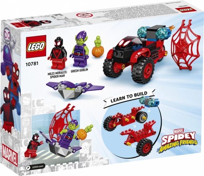 LEGO Spider-Man 10781 Miles Morales: Spider-Man a jeho techno tříkolka