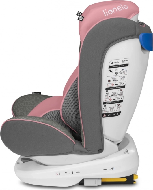 LIONELO Autosedačka Bastiaan Isofix 0-36 kg – Pink Baby