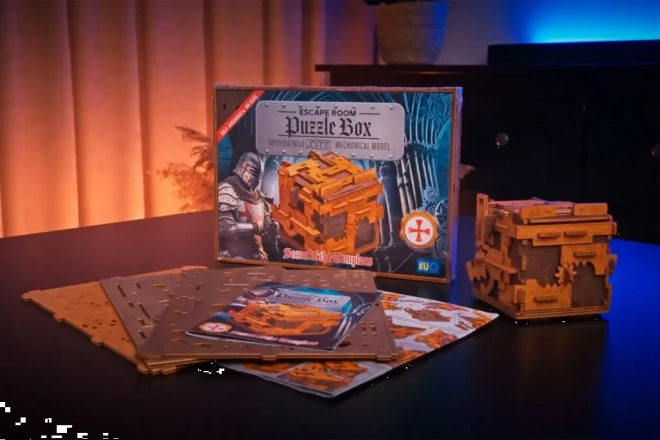 WOODEN CITY 3D dřevěné puzzle Escape room: Puzzle Box 149 dílků