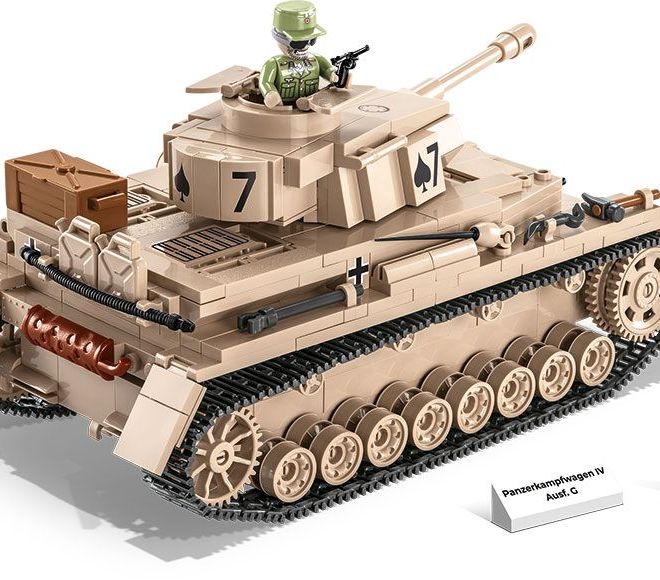 COBI 2546 II WW Panzer IV Ausf G DAK, 559 k, 2 f