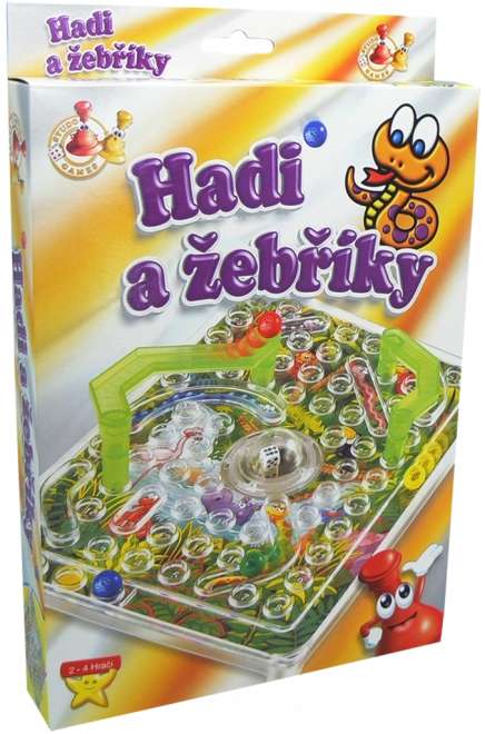 Hadi a žebříky - cestovní hra