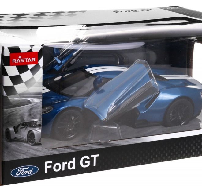 Ford GT modrý RASTAR model 1:14 Dálkově ovládané auto + 2,4 GHz dálkové ovládání