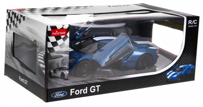Ford GT modrý RASTAR model 1:14 Dálkově ovládané auto + 2,4 GHz dálkové ovládání