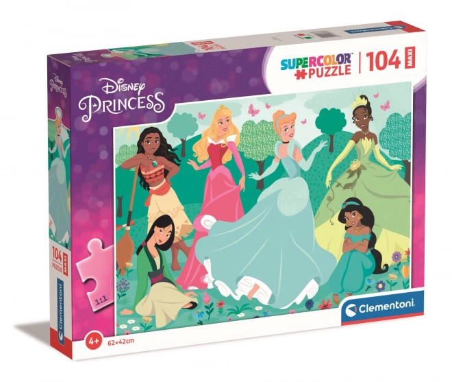 CLEMENTONI Puzzle Disney princezny MAXI 104 dílků