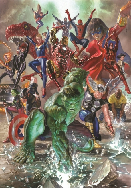 Puzzle 500 dílků Compact The Avengers