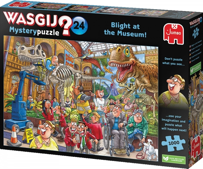 JUMBO Puzzle WASGIJ Mystery 24: Pohroma v muzeu! 1000 dílků