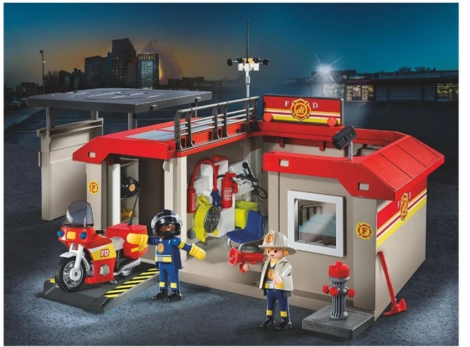 Playmobil 5663 Přenosná požární stanice