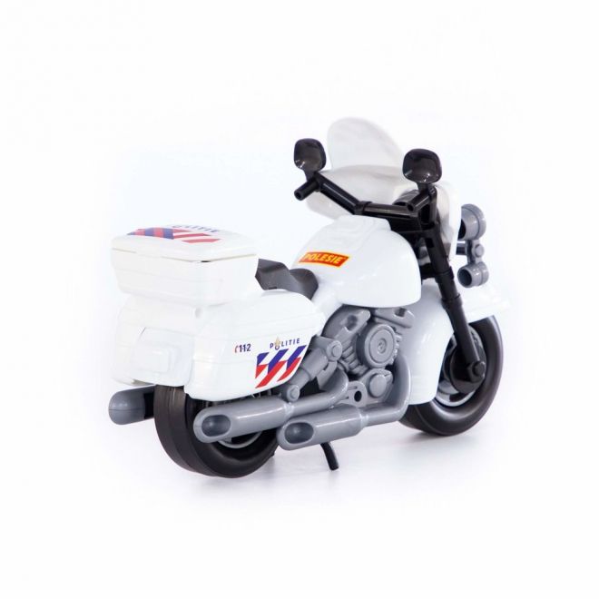Policejní motorka pro batolata Polesie White 71682