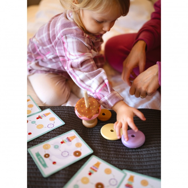 Woopie Green dřevěné zmrzliny montessori cukrárna