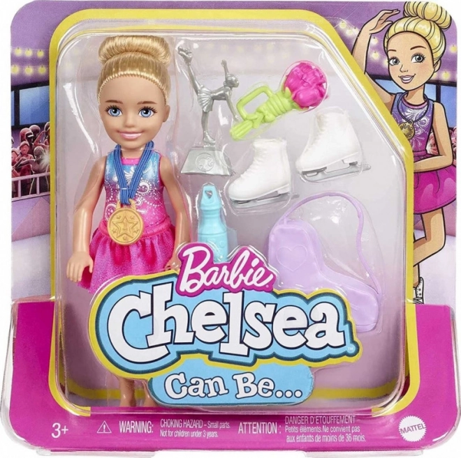 Panenka Barbie Chelsea Můžeš se stát kariérou bruslařky