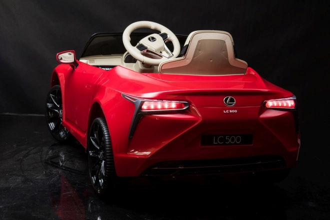 Lexus LC500 elektrické auto pro děti červené