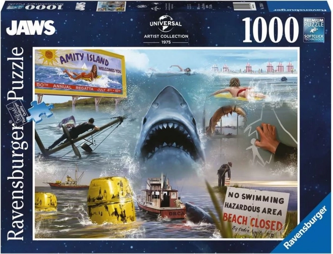 Puzzle RAVENSBURGER Čelisti 1000 dílků