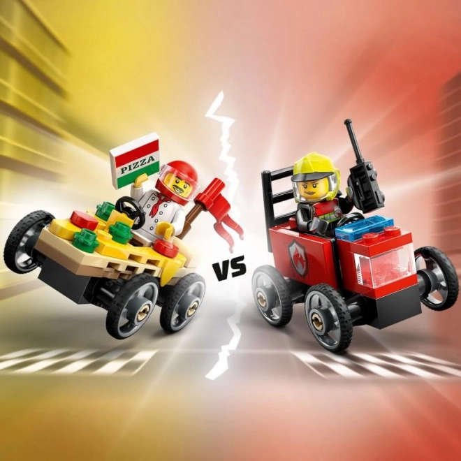 Lego Classic Závodní set: Pizza vs Hasičské auto