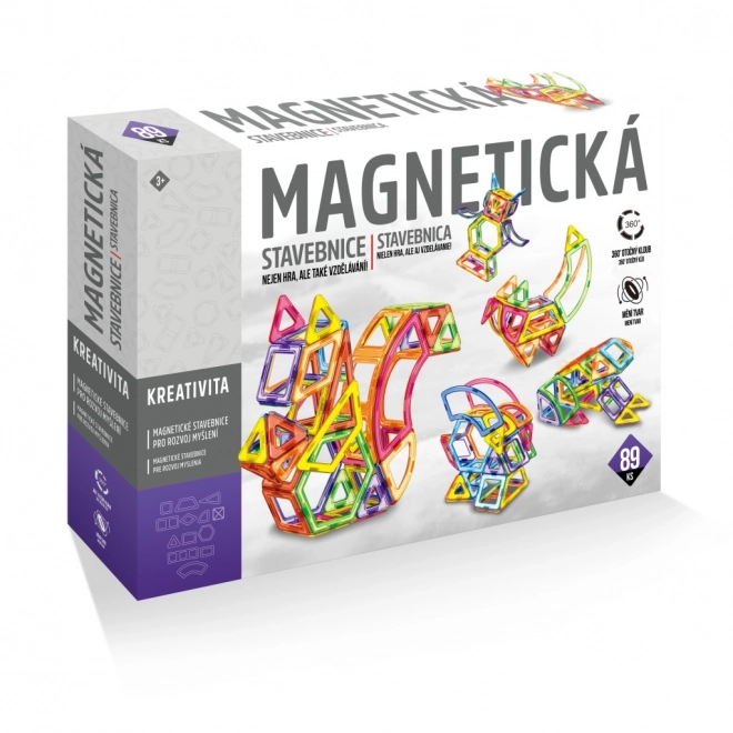 Magnetická stavebnice 89 ks