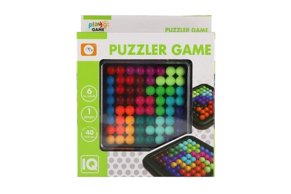 IQ puzzle logická hra plast v krabičce 16x20x4cm