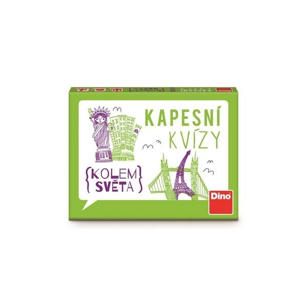 Cestovní společenská hra - Kapesní kvízy - kolem světa