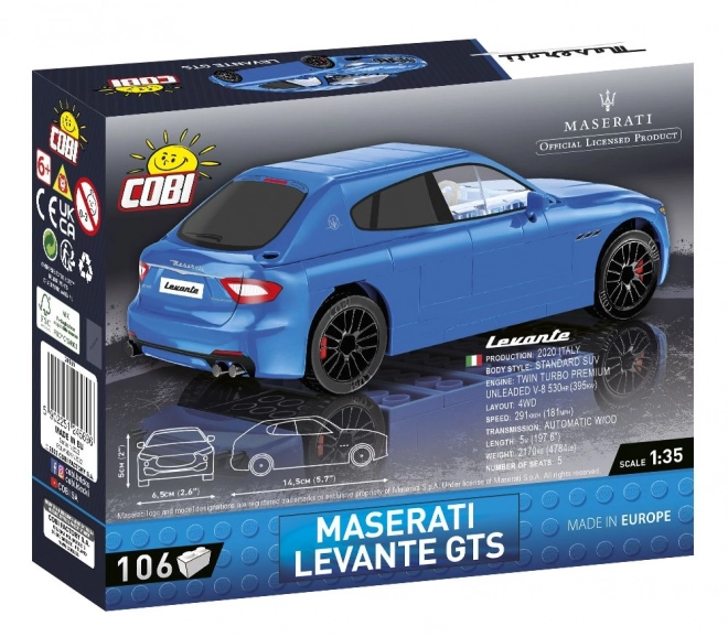 COBI 24569 MASERATI LEVANTE GTS, 1:35, 106 k