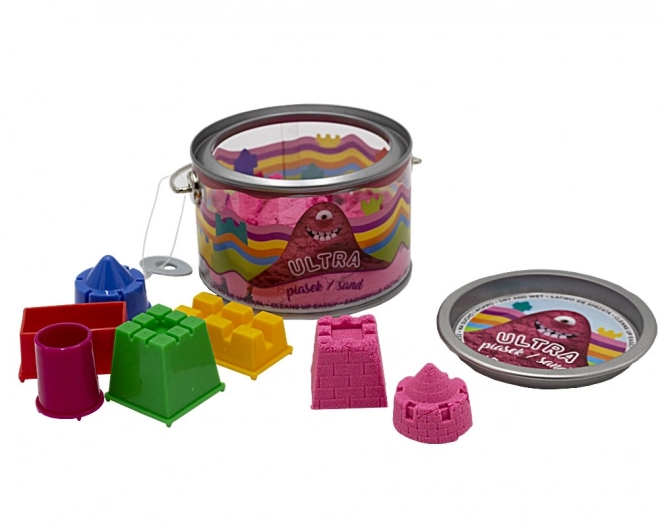 UltraSand plechovka 200g 5 forem modré hradní formy