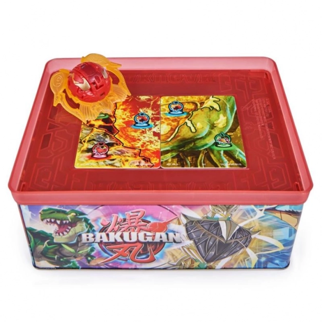 Bakugan sběratelská plechovka figurky