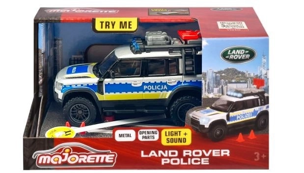 Majorette Grand Land Rover policejní vozidlo 12,5 cm