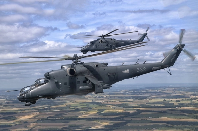 Plastikový model Mi-24P Hind F 1/48