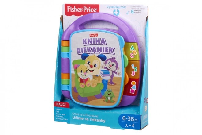 Fisher Price Učíme se říkanky FRC72 - SK slovensky