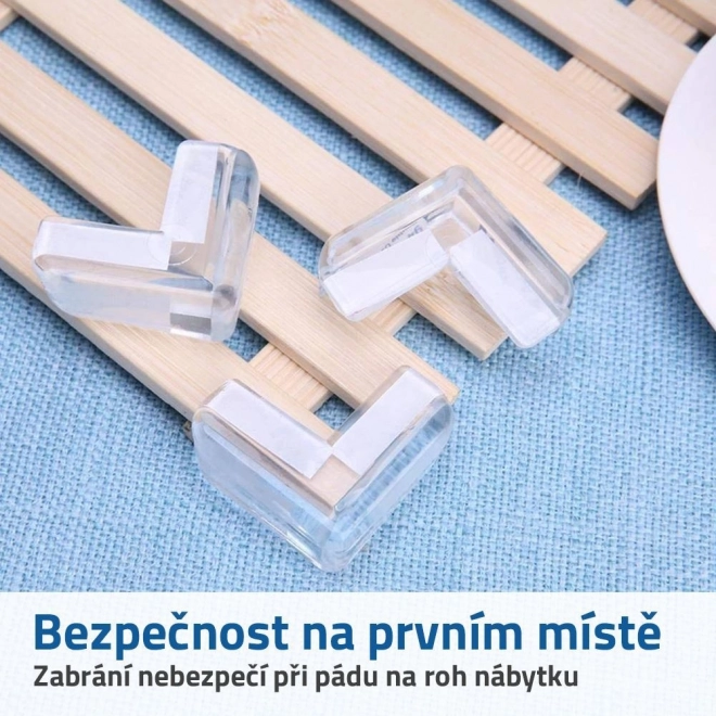 Dětské bezpečnostní silikonové ochrany rohů 4 ks – Hranaté malé