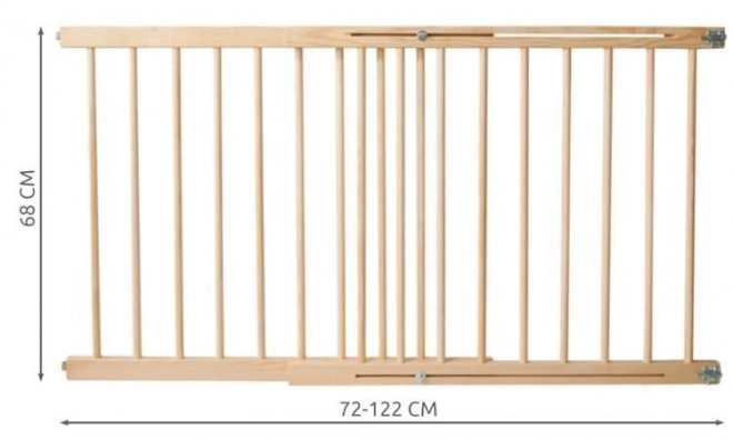 Bezpečnostní zábrana do dveří 122 cm