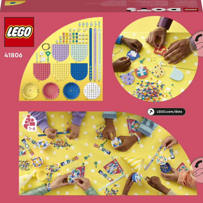 LEGO® DOTS 41806 Úžasná party sada