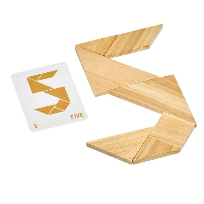 Lucy & Leo 285 Tangram - logická dřevěná hra