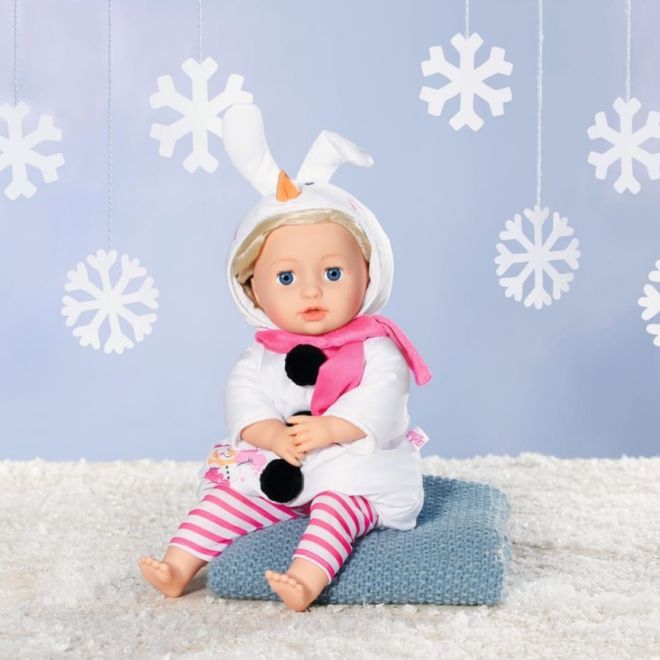 Módní kostým Dolly the Snowman pro panenku Baby Born