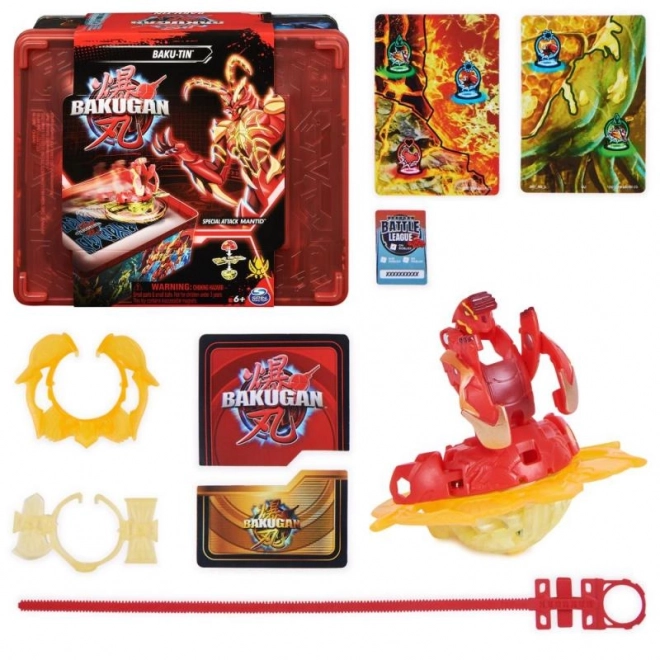 Bakugan sběratelská plechovka figurky