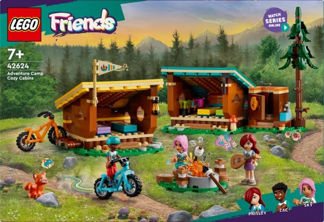 LEGO Friends 42624 Útulné chatky na dobrodružném táboře