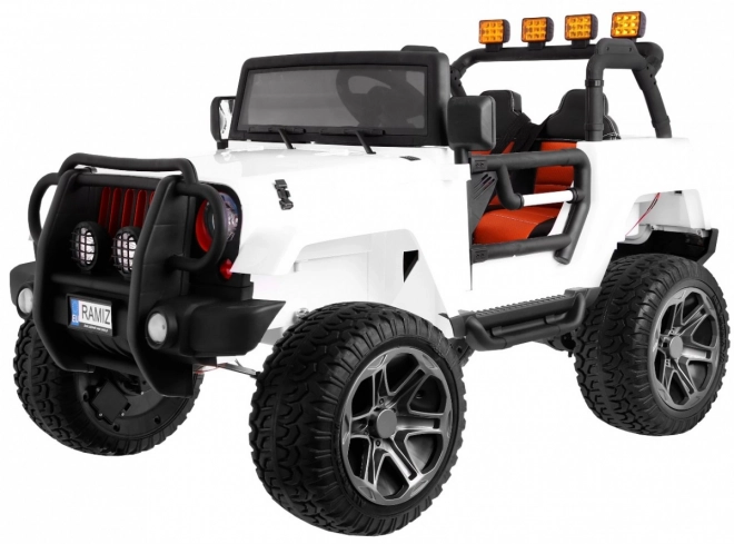 Vozidlo Monster Jeep 4x4 White